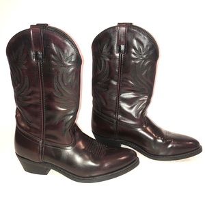 Laredo  Western Boots Men Size 10D Black Cherry